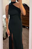 Bought this dress for a wedding, and I love the fit, color, and everything about it. Fit like a glove. Love it that it's classy yet sexy. - Paola B.