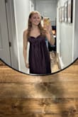 Ok so not only does it fit me LIKE A DREAM, but also has a material on the top of the dress to hold it up, and it literally doesn't fall. The color is perfect, the dress came fully intact and did wrinkle, like hello?? It's for my senior prom, and it's chic enough to use it for future "adult" events. - Kendal R.