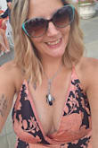 I wore this to a friend's wedding and felt beautiful in it. One of my favs. - Tanya E.