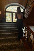 Very classy and pretty dress. The open back with the bow do the job perfectly, very sexy. - Wiktoria D.