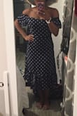 I had this dress saved on my wish list for a few weeks, and then I went back and forth adding and un-adding it to my cart. I was very hesitant to purchase it because I don't have a tall, slender figure and wasn't sure if it would be a disaster on me. I finally convinced myself to take a leap of faith and I am SO HAPPY I finally bought this dress. It's by far my favorite purchase from LuLus. It's a tight fit but not uncomfortable. It hugs my natural waist while allowing room for my hips. The fabric feels lavishly expensive. The off the shoulder sleeves not only look feminine and unique, but make me feel like Audrey Hepburn in Roman Holiday out on the town in Rome. Buy this dress, you won't regret it! - Bailey B.