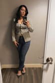 I loved it, it's comfortable, the only bad thing is that it's designed for taller women, so I'm a little long in shoulders and arms. - Arelis U.
