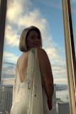 Got this dress in both large and medium, and medium fits a bit better all over! Im often between sizes, but the large fit made it a bit more flowy and not tight. Absolutely stunning. Felt like an angel - Natalia F.