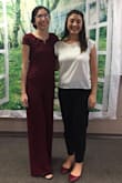 I love this jumpsuit! The color is great. It does run a little long lengthwise even with heels and I am 5'7''.  It is easy to get that fixed though. Other than that it's perfect. I have received many compliments when wearing this. I am sure to let people know where I bought it from! - Hortencia C.