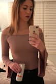 Such a cute top. The sleeves add a flare to the shirt. - Annette C.