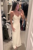 I absolutely loved this dress. I actually took two of Lulus dresses with me and will be writing a review on both. I ended up going with the other one for the sake of pictures, but this is a beautiful beach or wedding reception dress and fits perfectly - zero alterations needed. - Danae C.