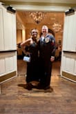 I wore this dress for my husband's work dinner with his Navy colleagues, and it was a big hit! So classy and it fit just in the right way! - Vimbo W.