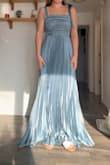 I am in love with this dress! It fits perfectly. A bit long, but nothing a little hemming can't fix! It's stunning. - Holly H.