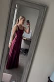 I am going to my boyfriend's brother's wedding this summer with his whole family, and I wanted something to look very nice and simple. Something to make a strong first impression with, and of course, turn lots of heads. This dress is that!! I felt so confident when I put it on and wanted to wear it the rest of the day. I was worried about length, but mine is just a little long and can be fixed with heels! The slit doesn't go too high, so it's very appropriate. It's very lightweight as well. The wedding is in June, so I needed something I won't sweat through. And this dress should be perfect. Definitely recommend! - Audrey F.
