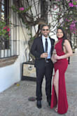 This dress fits amazing. I'm 5'3, and I wore it with 4.5 inch heels, and the length of the dress was just perfect for me. It holds the body in all the right places, and the halter neck, lower back look, side slit, and the fact that it's red colored screams perfection!! Love it so much - Lisa E.