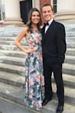 wore this to my formal this spring and got so many compliments on the pattern! ordered a large only because a medium wasn't available (usually M-L in lulu's) and large ended up fitting perfectly. a little long, but I got a few inches hemmed! - Hayley B.