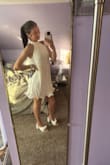 The dress fits beautifully and is so fun but sophisticated. Got this for my bridal shower. I'm obsessed and couldn't be happier! Highly recommend. - Megan P.