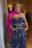 Where do I begin?!?! I absolutely loved this dress. It was the talk of the night at the event I wore it to. I received so many compliments. My only gripes were the length bc I do not wear high heels and the bust was a little bigger even though I went down a size to L. I typically wear XL - Monica M.