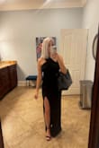 This dress was so stunning! So many compliments, and it's actually really comfy to wear. I am not very big up top, so it was a little loose, but wear a sticky bra and you will be golden!! - Lexie A.