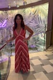 The colors are beautiful and vibrant. Perfect for a tropical vacation. This dress is well-made and fits perfectly! Got so many compliments. Will wear it all summer! - Maria E.
