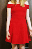 Material is very thick and high quality. I was afraid that it would be short on me because I am very tall but it was perfect! I will be wearing this dress a lot. You can wear with or without a bra. My only complaint is that the folded down portion of the dress does not stay down in the back, I had to iron many times for it to stay down. Otherwise, great dress! - Linda R.