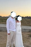 Me encantó! La calidad se siente bien, es muy elástico y cómodo así que se ajusta y sienta muy bien. Un vestido precioso para una boda algo casual. Mido 1,68 cm y peso 59 kg (no sé si mis medidas en la pág están bien) - Ines I.