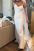 Still on the fence about what dress to get, but this was gorgeous. True to size, perhaps a little small. Size Small fits perfectly for me. - Allyssa S.