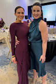 Wore this dress for my company's National Sales Meeting awards night. First of all, it's soooo comfortable! Fits light a glove, extremely flattering. I felt sleek and beautiful. Got compliments all night. - Brittany H.