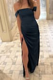I am a size 4, and it was true to size. The small was a perfect fit. I am 5'6 and wore 3 inch heels and probably could have worn even higher heels. If you're shorter, you'll need it hemmed. - Ella R.