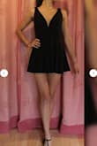 Nice dress she's very pretty and cute. I love the style and the black color. - Antoine G.