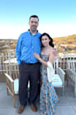 Loved it fit perfectly, but I decided to go with a different color on this dress. I ended up getting the blue version and kept it. Wore it to a wedding and received so many compliments. Only had it hemmed. - Consepcion N.