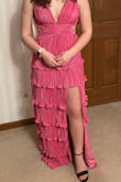 I ordered a small,; it was a nice fit for me, usually being a medium. It was a bit long, but I really like it - Gracie G.