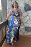 This dress is perfect. It's flowy, with all the wind, the flow was beautiful. Color, fit, quality and price. The straps are adjustable, which was soooo convenient. A bit long and I'm 5'4, but I used tall wedges, and it was perfect. - Gabriela I.