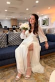 It was perfect for the wedding; measurements are accurate. - Angela T.