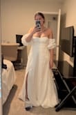 I wanted to pick this dress as the one, but if you have disproportionate body measurements, it's going to need to be altered to work for you. We are doing a short notice bowel renewal; otherwise, this one might be the one. Looked great, but the bus was too small for my chest size, so if you have a larger chest size up and get alterations taken in. - Ibby B.