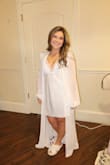 I felt so comfortable and bridal in this robe while I got my hair and makeup done for my wedding! - Kaylee E.