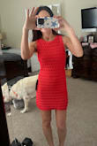 This dress fits perfectly. It's comfortable, and the color is bright and beautiful. It works for any occasion - Rebecca H.