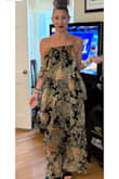 Thus dress is pure perfection. Hangs beautifully, blows in the wind and the colors are everything! - Tricia E.