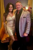 I'm 5'3 and 118 lbs. I bought a size S.  This looks exactly like the picture. It fit really well, very comfortable. It's a great buy. I wore this for New Year's Eve and very happy with my purchase. - Savita