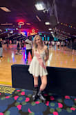 I bought this for frolicking around at my bachelorette party and dancing at my wedding reception. It's my favorite dress, and it's so pretty and comfy. I recommend wearing white spandex underneath if you are on the tall side like me; it can be a bit short for high paced activities. - Hannah W.
