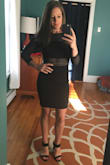 This dress is beautiful! I've had my eye on it for months now but didn't really have a need for it until recently. It fits very well and the design is perfect. The dress is both tasteful and sexy -- I would HIGHLY recommend it! - Jenna E.