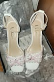 Exactly what I was looking for my wedding! Perfect short chunky heel but still very stylish and cute for my comfortability and style. These scream my name with the pink bow and the pattern. I'm so excited to wear them!! - AVRY C.