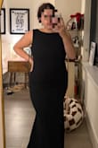 This dress is super flattering on my shape and accommodates my bust size relatively well, but I do have to take a few extra seconds to fully zip it up once I get past my ribcage (I'm a 36DDD). It's pretty long as well, but I'm used to having dresses needing to be altered due to my height. However, even with heels, it's still pretty long. If you're above 5'6", I'd say you likely won't need the length altered! - Hannah L.