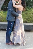 This dress is so pretty! I wore this dress for my engagement photo shoot. The fit is super flattering because it is flowy. I am normally between a M and L for Lulu's dresses but an M fit me perfectly. Straps are adjustable too. - Helena W.
