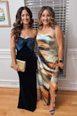The velvet material was perfect for a winter event. Fit great - was stretchy and very comfortable all night. - Morgan D.
