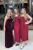I was comfy and confident in this gorgeous dress for a work gala! It was very long, but I was able to find super high heels, and it was fine! I love the stretchy fabric! - Brittany B.