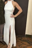 This dress is absolutely gorgeous. I used fabric tape so the sides would not gape open, and it worked beautifully. - Brooke M.