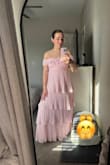 Okay, number one, this dress came SO fast! It was insane! Such a gorgeous dress, the material is so perfect!! I know when I have my hair and makeup done, and I haven't just gone to the gym, I'm gonna look so slay! - Hanna G.