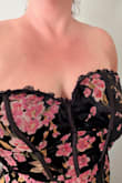 The dress itself is beautiful. However, as a previous customer also just stated...the piping around the bust area that outlines the top of the dress is crooked and off kilter, creating an obvious uneven fit. Afraid it is just not wearable. I purchased this on a final sale/exchange only, and of course, I am not interested in exchange of same dress because of its stitching issue. - Nadya S.