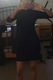 The dress is very light yet good for chilly mornings here in Florida. The only thing I would say is the turtleneck portion of the dress is a little awkward I had to fix it a couple of times throughout the day - Magali V.