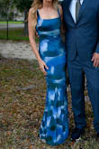 This dress was beautiful and perfect for my event. It was lightweight, and the straps made it easy to wear a normal bra. It was the perfect length with heels. - Vesna D.