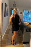 Absolutely loved this dress! Great stretch, very comfortable, flattering fit and drape on the body! I felt great in it! - Katie W.