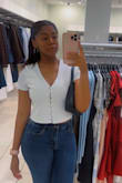 Simple, cute. The perfect top for brunch with the girls or an outdoor concert. - Jordan M.