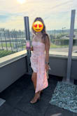 I got this dress for my engagement party. It's actually not a color I would usually wear, but I loved the look of it. And it fit so well! It was sliiightly snug zipping up, but once zipped, it didn't fit tight. If you are larger-chested girly (which I'm not), this may not fit you. I received so many compliments on the dress. The only con is the sequins scratched up my inner arms by the end of the night but worth it lol. - Christine B.