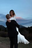 I wore this dress for my elopement photo shoot and couldn't have chosen a better dress! We hiked up a mountain, and it held up perfectly; it fit the scenery well and was very flattering. I am so thankful I purchased this dress!! - Priscilla P.